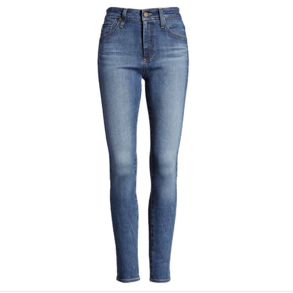 AG Farrah High Waist Ankle Skinny Jeans 7 Years Clover sz 31 6 YEARS LAS CRUSES
